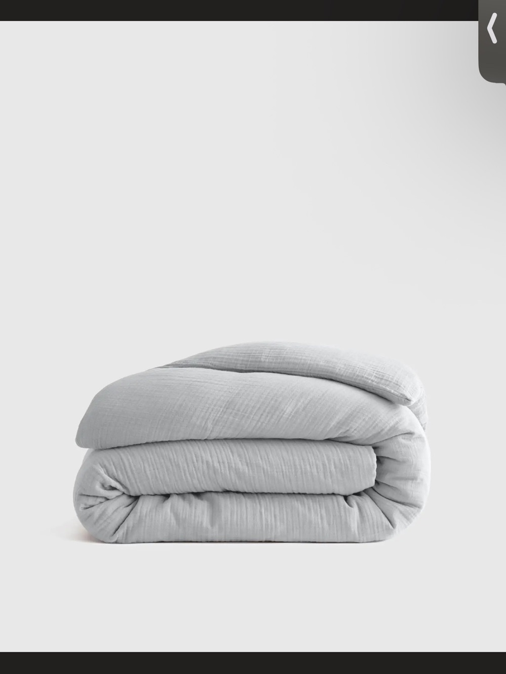 Quince Mist Airy Gauze Duvet Cover King